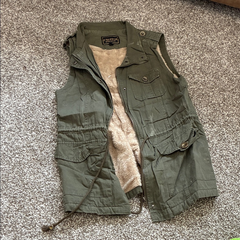 Green Utility Vest